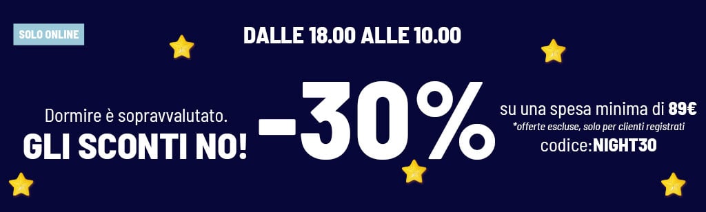 30% spesa minima 89&euro;