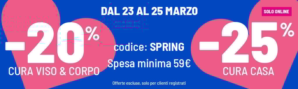 25% viso e corpo, 20% casa