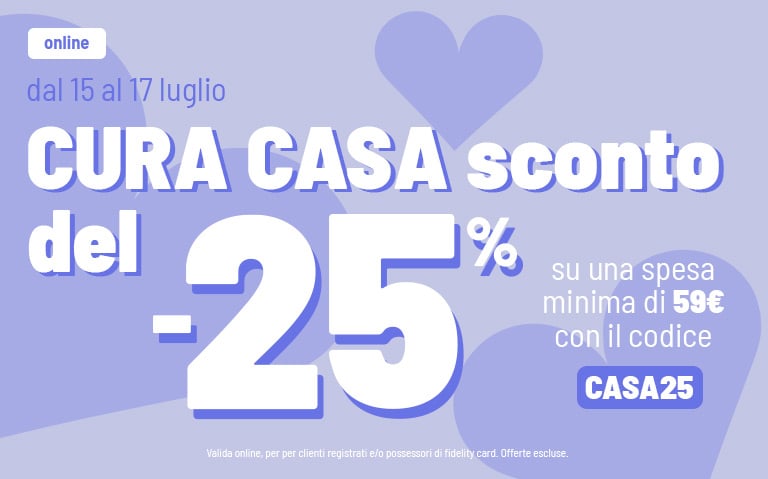 25% cura casa