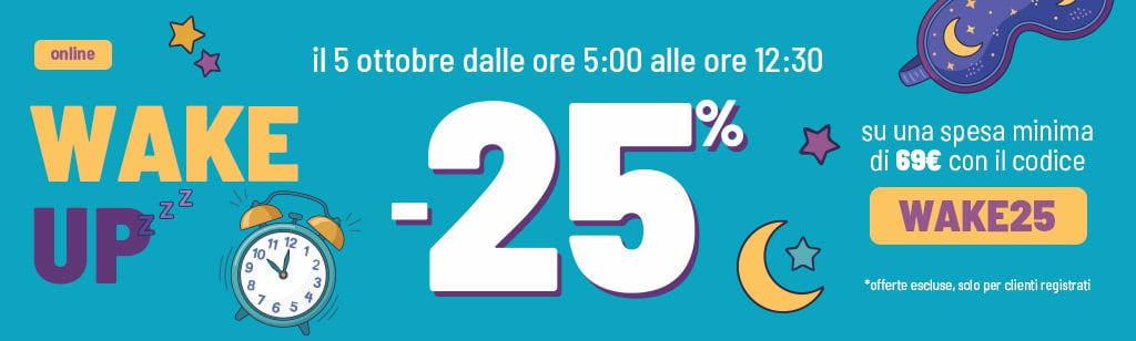 -25% su 69&euro;