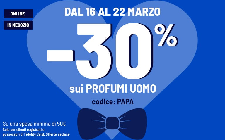 -30% profumi uomo