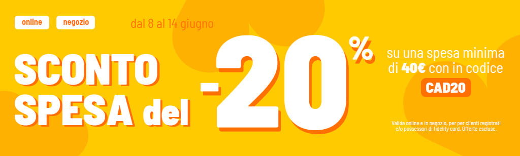 -25% sulla spesa
